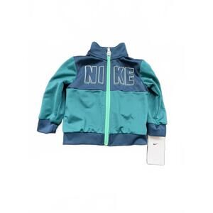 Nike NEW Kids Athletic Jacket in Blue/Teal - Size 12M